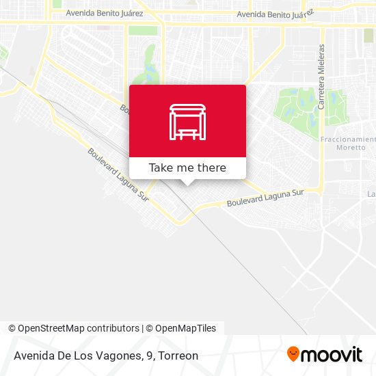 Mapa de Avenida De Los Vagones, 9