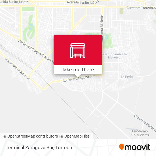 Terminal Zaragoza Sur map