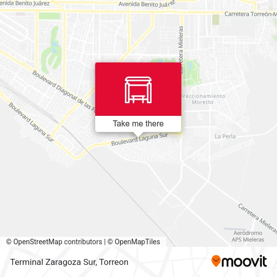 Mapa de Terminal Zaragoza Sur