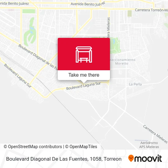 Mapa de Boulevard Diagonal De Las Fuentes, 1058
