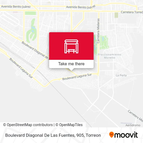 Boulevard Diagonal De Las Fuentes, 905 map