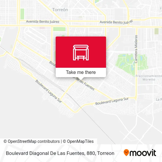 Boulevard Diagonal De Las Fuentes, 880 map