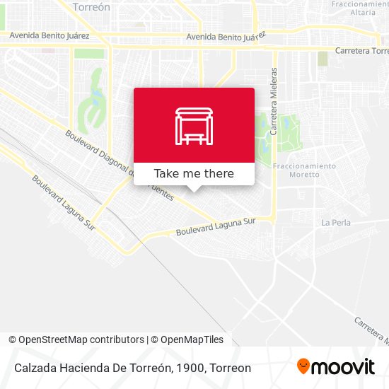 Mapa de Calzada Hacienda De Torreón, 1900