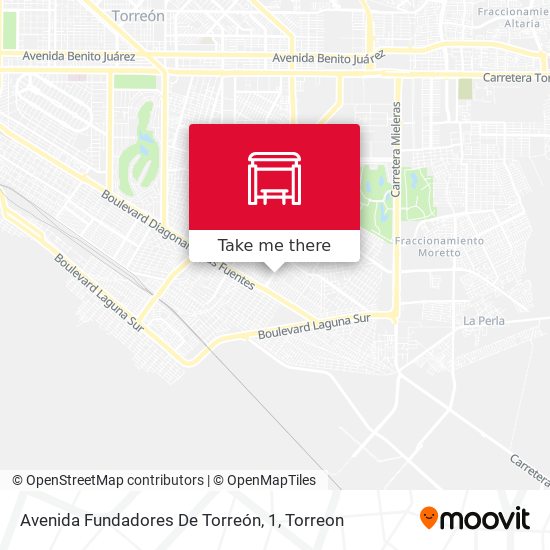 Avenida Fundadores De Torreón, 1 map