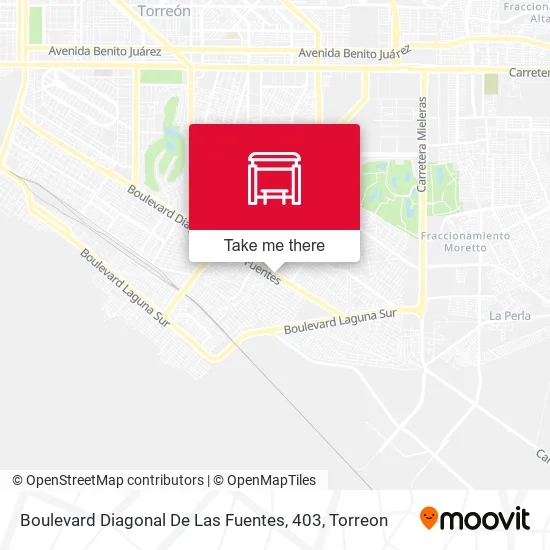 Boulevard Diagonal De Las Fuentes, 403 map