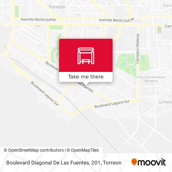 Boulevard Diagonal De Las Fuentes, 201 map