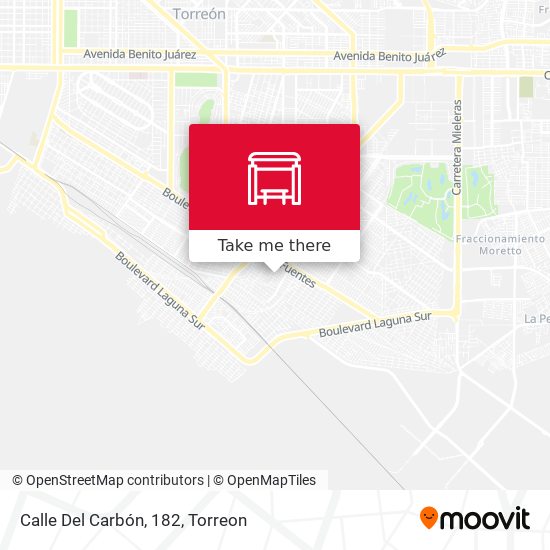 Calle Del Carbón, 182 map