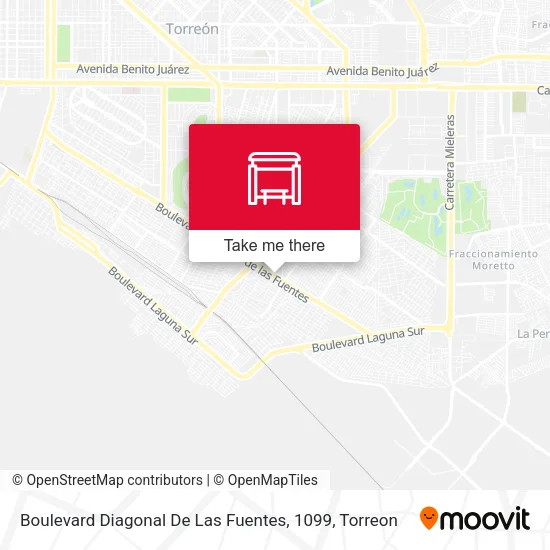 Mapa de Boulevard Diagonal De Las Fuentes, 1099