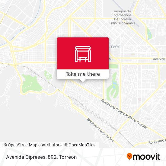 Mapa de Avenida Cipreses, 892