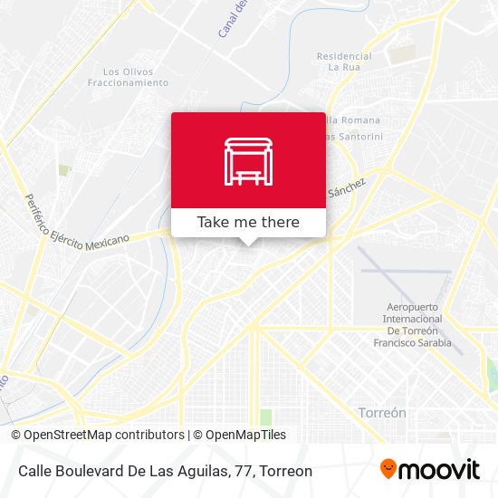 Mapa de Calle Boulevard De Las Aguilas, 77