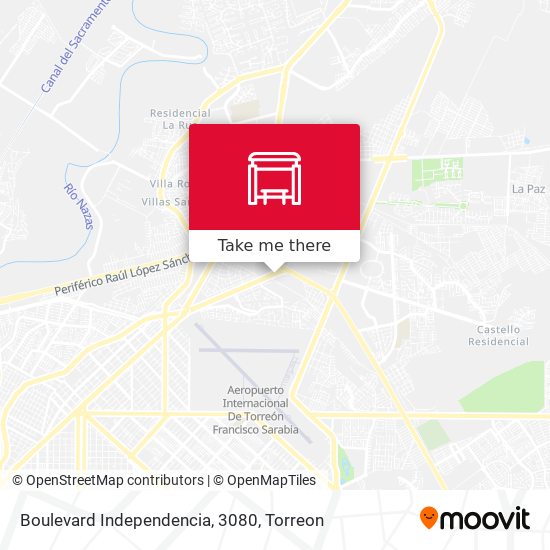 Boulevard Independencia, 3080 map
