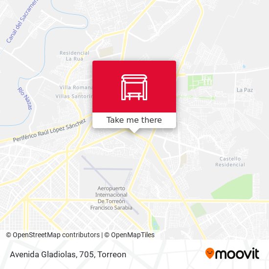 Mapa de Avenida Gladiolas, 705