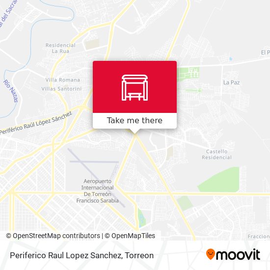 Periferico Raul Lopez Sanchez map