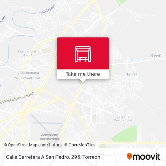 Mapa de Calle Carretera A San Pedro, 295