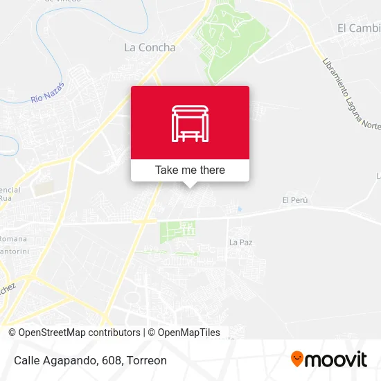 Calle Agapando, 608 map