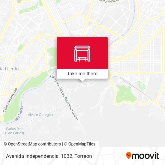 Mapa de Avenida Independencia, 1032