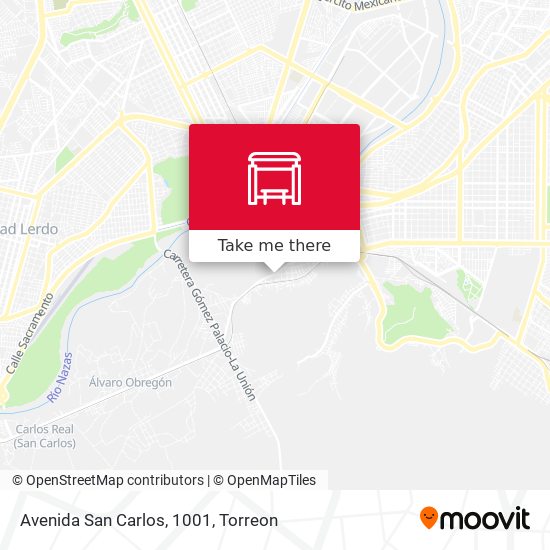 Mapa de Avenida San Carlos, 1001
