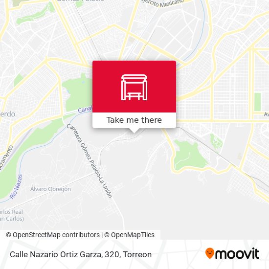 Mapa de Calle Nazario Ortiz Garza, 320