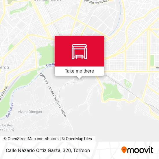 Calle Nazario Ortiz Garza, 320 map