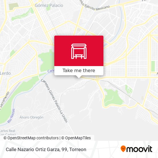 Calle Nazario Ortiz Garza, 99 map