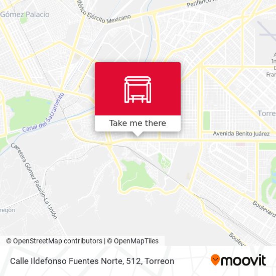 Calle Ildefonso Fuentes Norte, 512 map