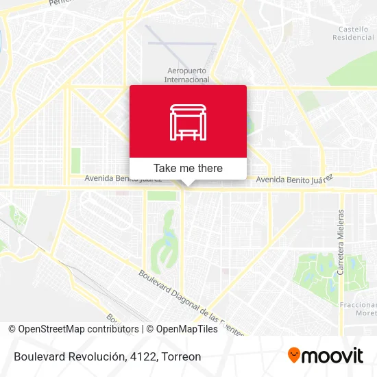 Mapa de Boulevard Revolución, 4122
