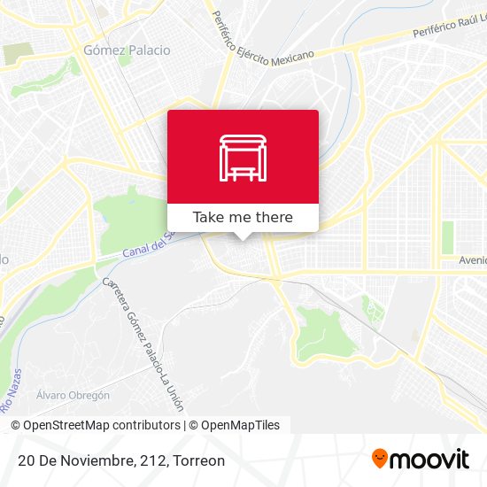 Mapa de 20 De Noviembre, 212