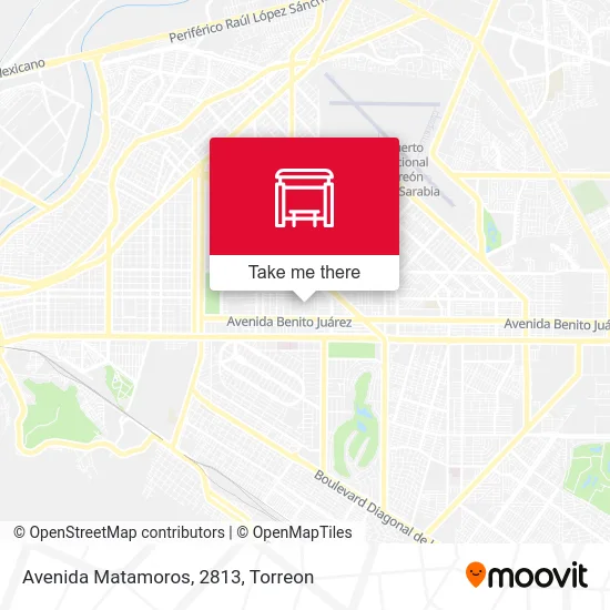 Avenida Matamoros, 2813 map
