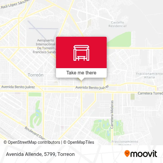 Avenida Allende, 5799 map