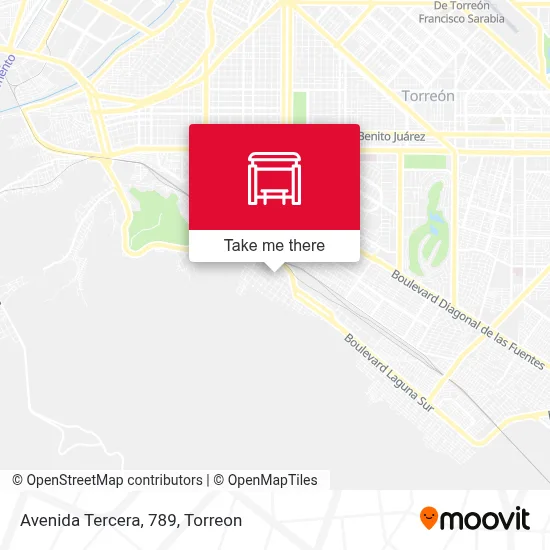 Avenida Tercera, 789 map