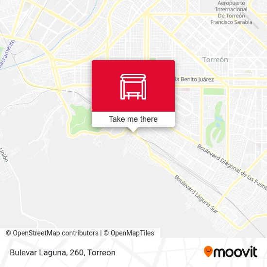 Bulevar Laguna, 260 map