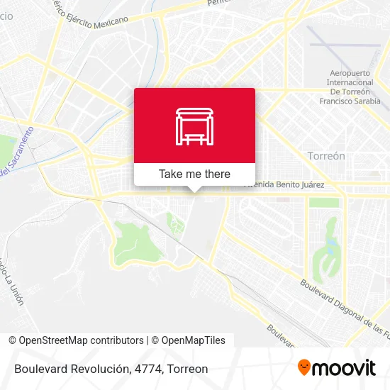 Mapa de Boulevard Revolución, 4774