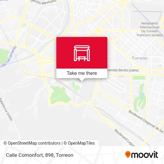 Calle Comonfort, 898 map