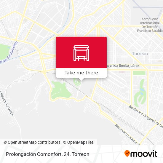 Prolongación Comonfort, 24 map