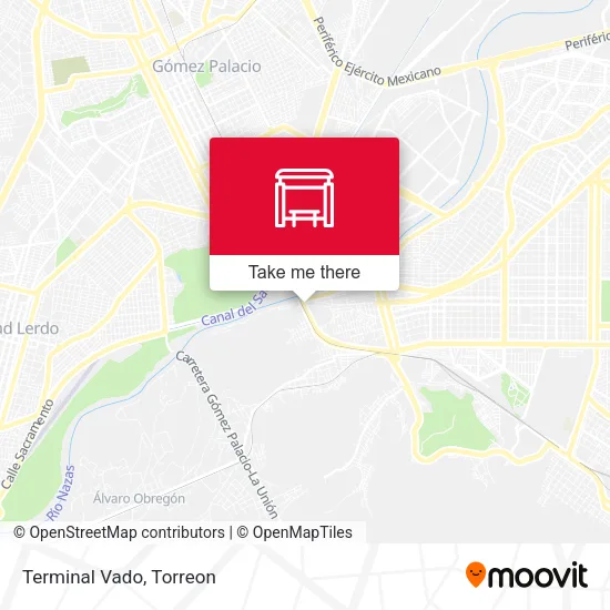 Mapa de Terminal Vado