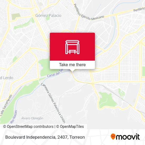 Mapa de Boulevard Independencia, 2407