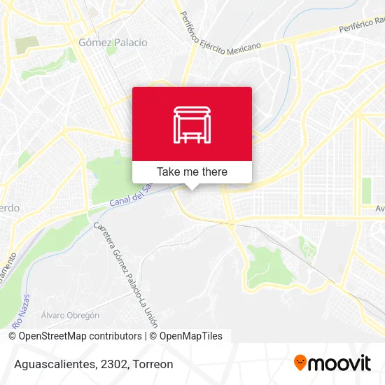 Aguascalientes, 2302 map