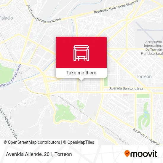 Avenida Allende, 201 map