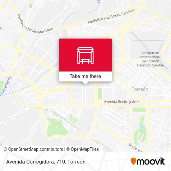 Mapa de Avenida Corregidora, 710