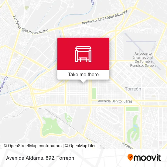 Avenida Aldama, 892 map