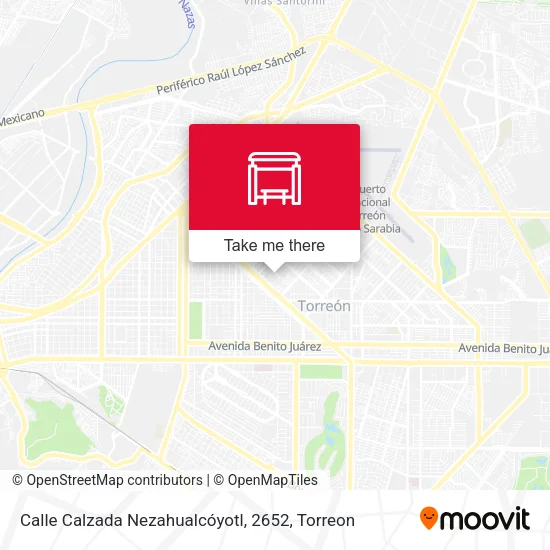 Mapa de Calle Calzada Nezahualcóyotl, 2652