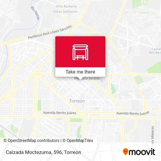 Mapa de Calzada Moctezuma, 596