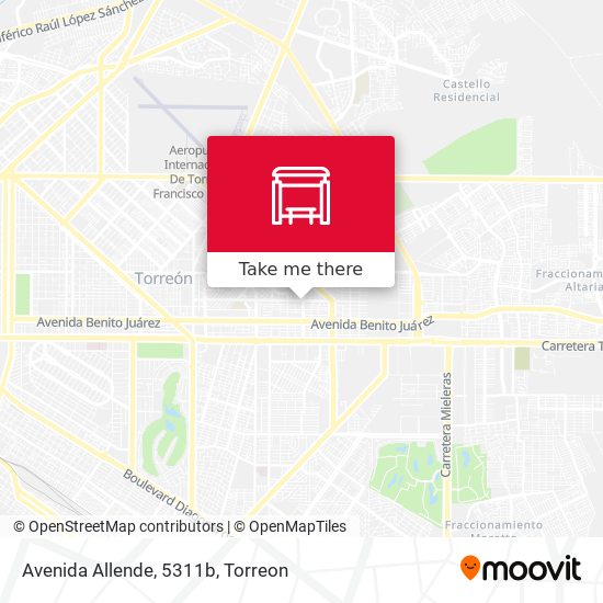 Mapa de Avenida Allende, 5311b