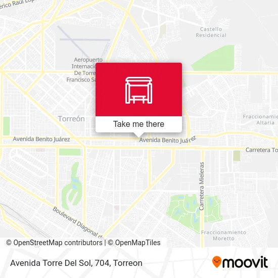 Avenida Torre Del Sol, 704 map