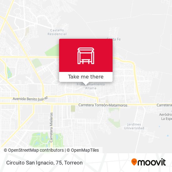 Mapa de Circuito San Ignacio, 75