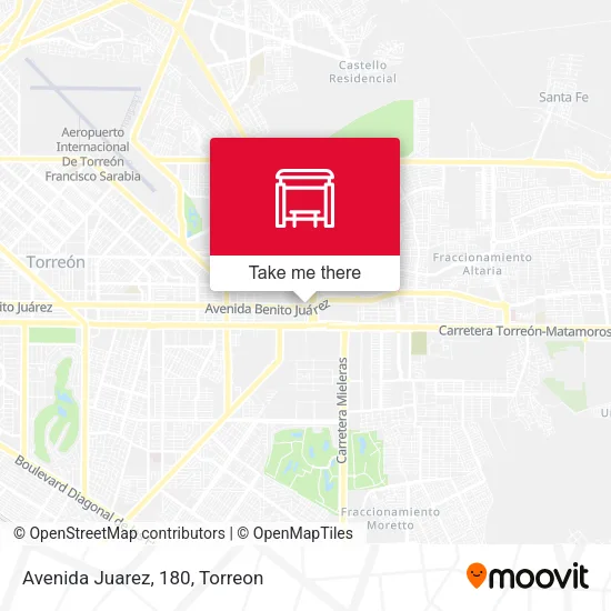 Avenida Juarez, 180 map