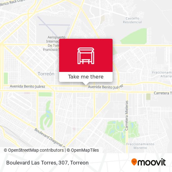 Boulevard Las Torres, 307 map