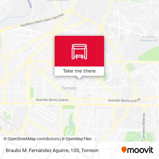 Mapa de Braulio M. Fernández Aguirre, 100