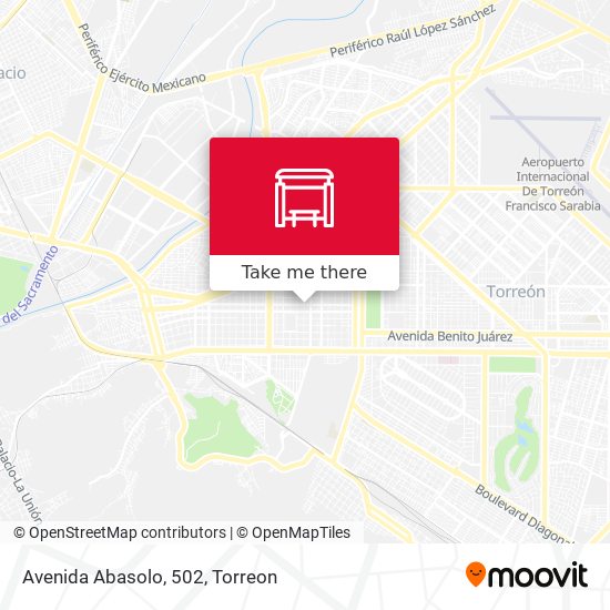 Mapa de Avenida Abasolo, 502