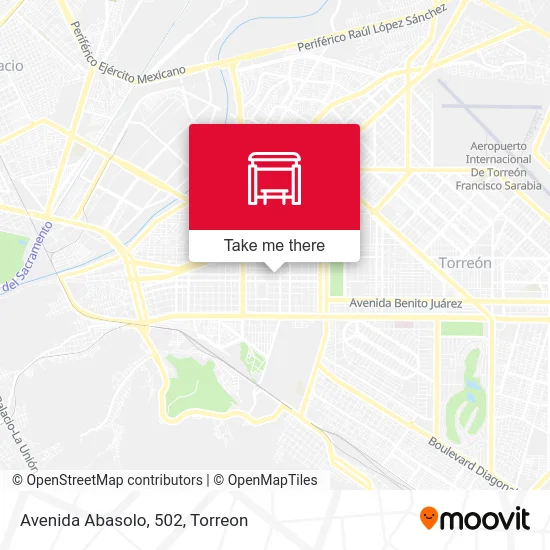 Avenida Abasolo, 502 map
